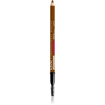 NYX Professional Makeup Powder Louder creion pentru sprancene cu pensula - imagine 2